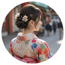 着物姿のお客様