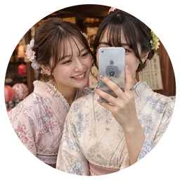着物姿のお客様
